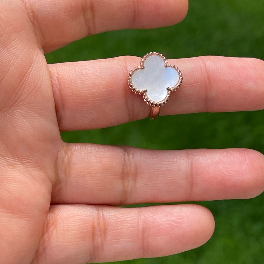 Four leaf four adjustable Clover ring - Picture 5 of 10